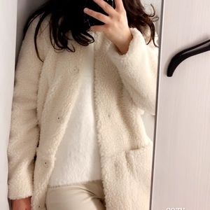 Cream Teddy coat